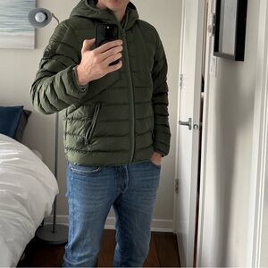 Diesel Men's Olive Puffer Jacket